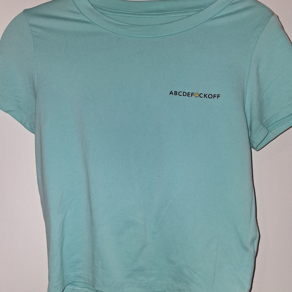 Charlotte Russe Light Blue Crop Top